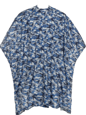 Camouflage Cutting Cape Blue
