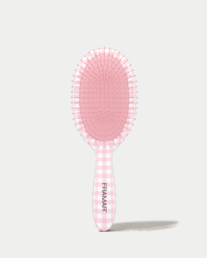 Detangle Brush Gingham Pink