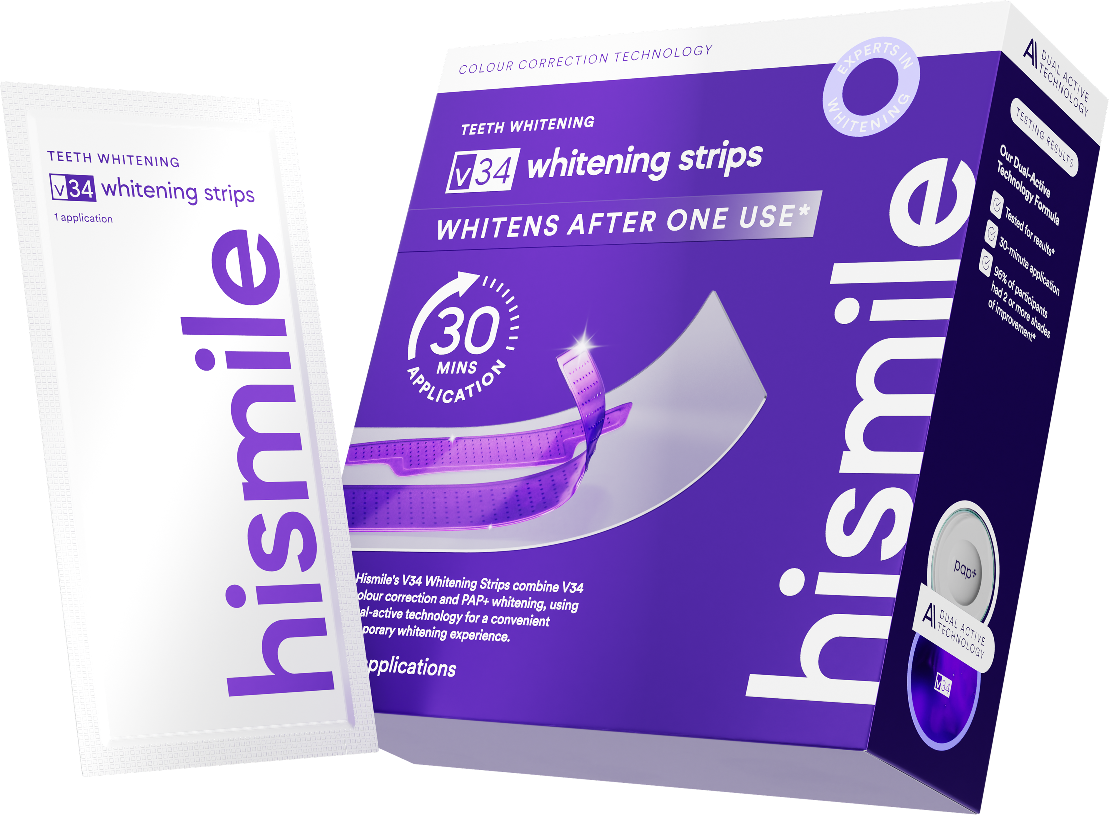 V34 Range Whitening Strips Floating