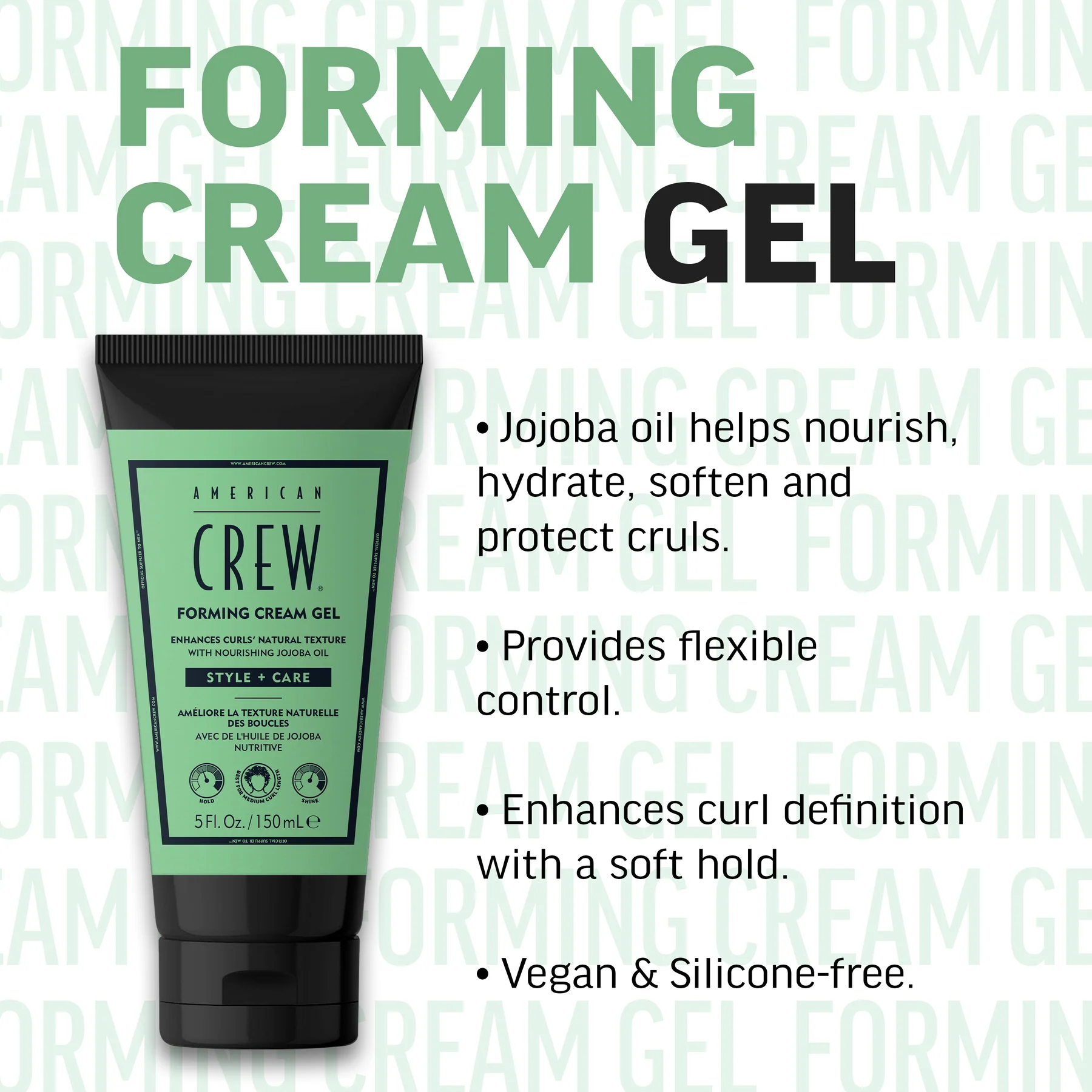 AMERICAN CREW FORMING CREAM GEL 150ML - Image 6