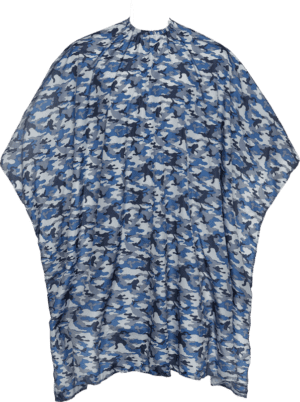 Camouflage Cutting Cape Blue