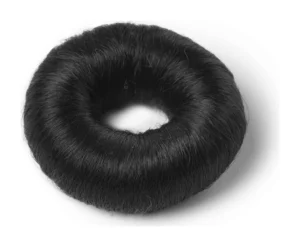 Synthetic Hair Bun S Black 73mm