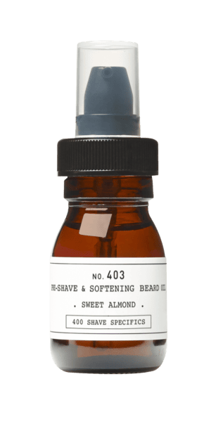 No. 403 Pre-Shave&Softening Beard Oil Sweet Almond 30ml
