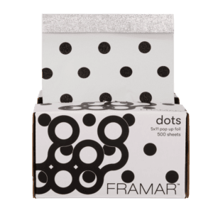 5x11 Pop Up Polka Dots Black & White 500Stk